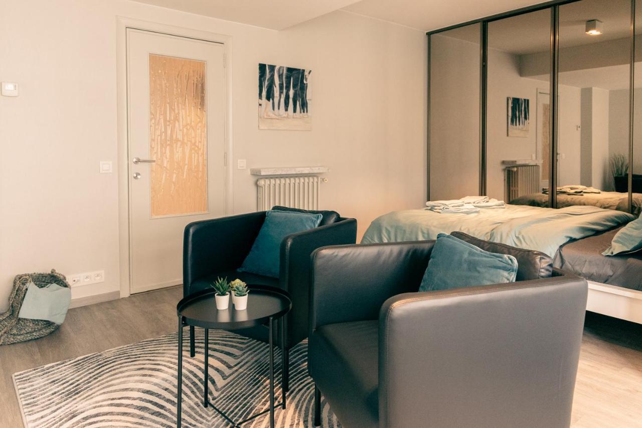 Ruime 2 Pers Studio Bij Casino Oostende: Geniet Van Zee, Kunst, En Relax Exteriör bild