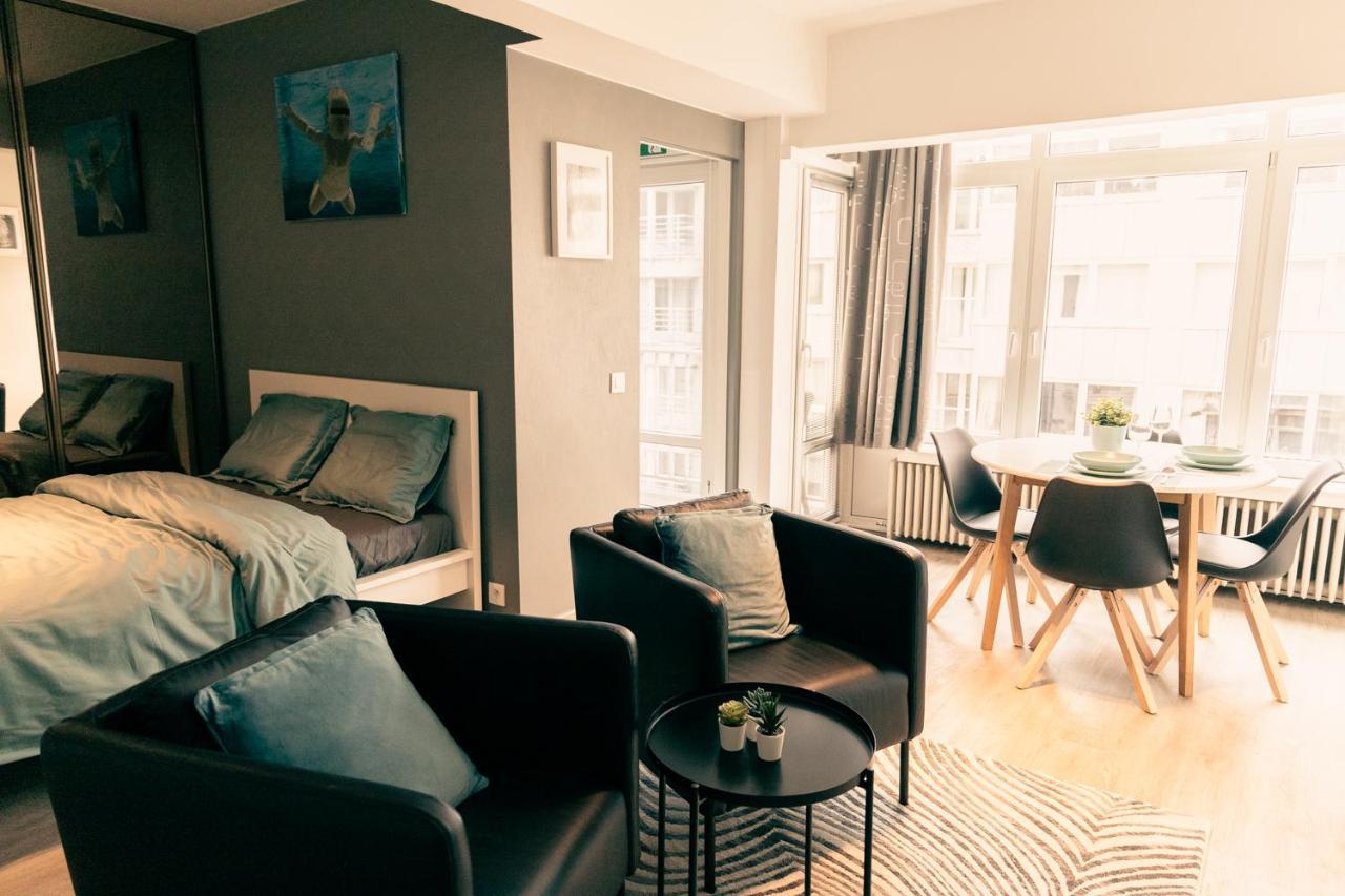 Ruime 2 Pers Studio Bij Casino Oostende: Geniet Van Zee, Kunst, En Relax Exteriör bild