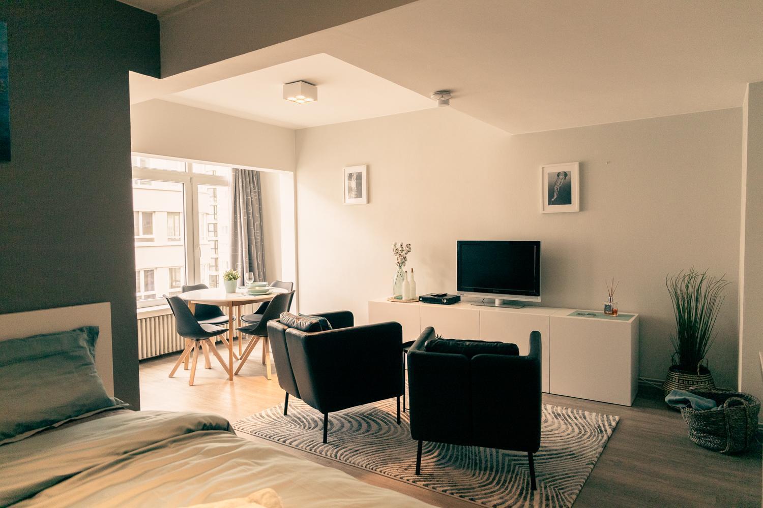 Ruime 2 Pers Studio Bij Casino Oostende: Geniet Van Zee, Kunst, En Relax Exteriör bild